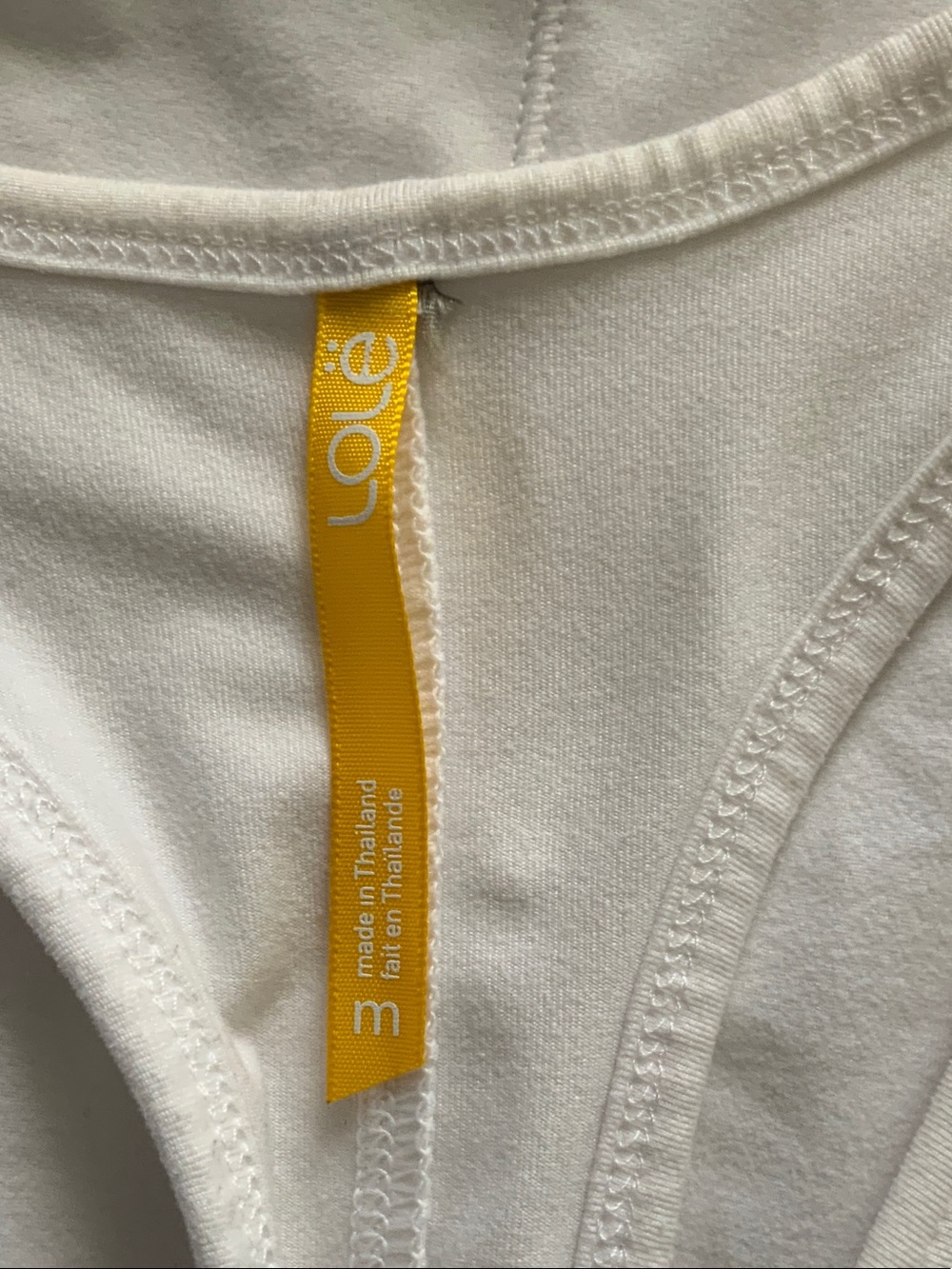 Lole White Racerback Tank M - Picture 2 of 4